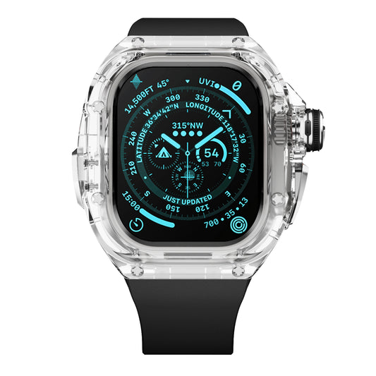 Apple Watch Ultra 49mm (C1 Case Clear + Silver)