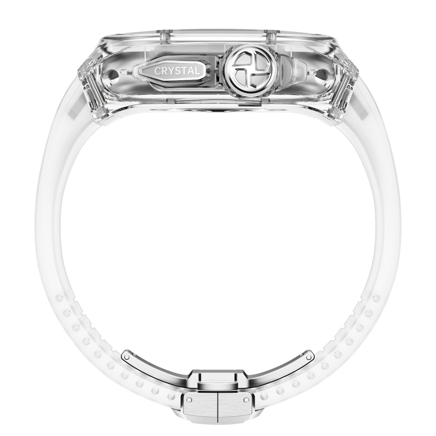 Apple Watch Ultra 49mm (C1 Case Clear + Silver)