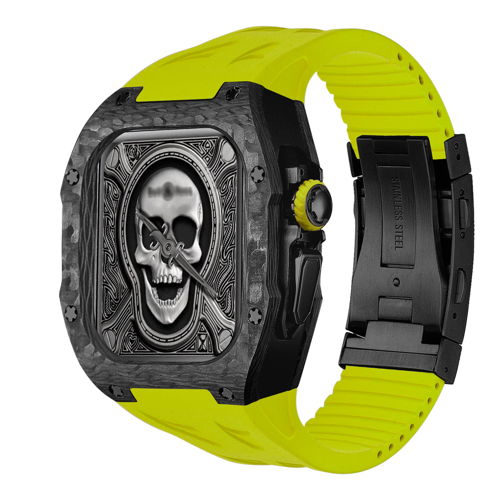 「Ultra」Apple Watch Case Forged Carbon U2 (Full Black)