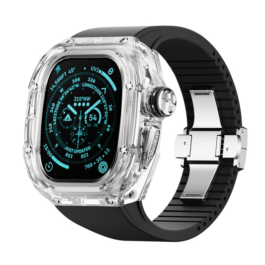 Apple Watch Ultra 49mm (C1 Case Clear + Silver)