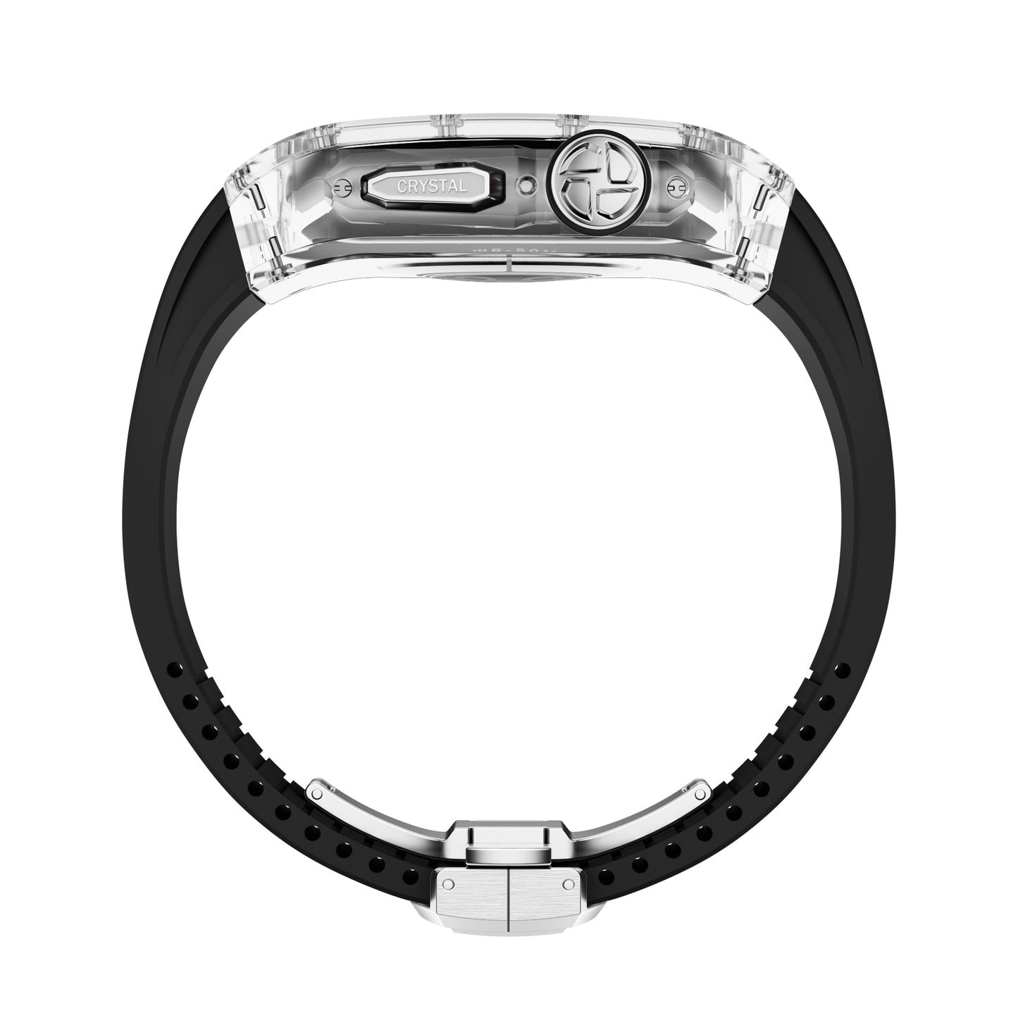 Apple Watch Case - Crystal White Silver