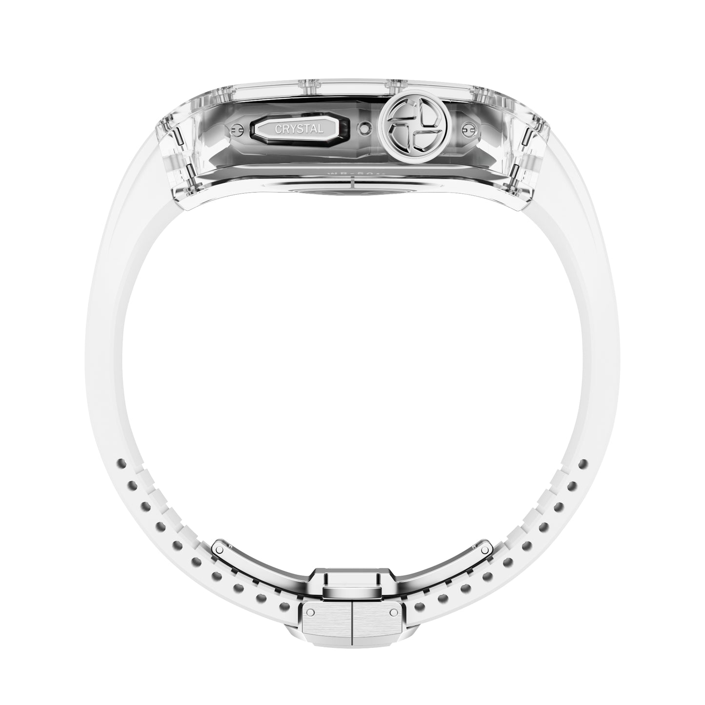 Apple Watch Case - Crystal White Silver