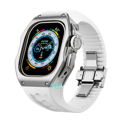 「Ultra」Apple Watch Case Full Titanium Pro Series U1 (Silver)