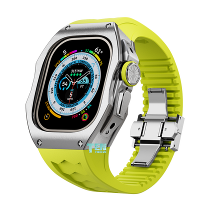 「Ultra」Apple Watch Case Full Titanium Pro Series U1 (Silver)