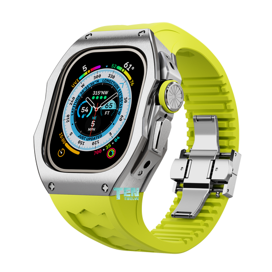 「Ultra」Apple Watch Case Full Titanium Pro Series U1 (Silver)