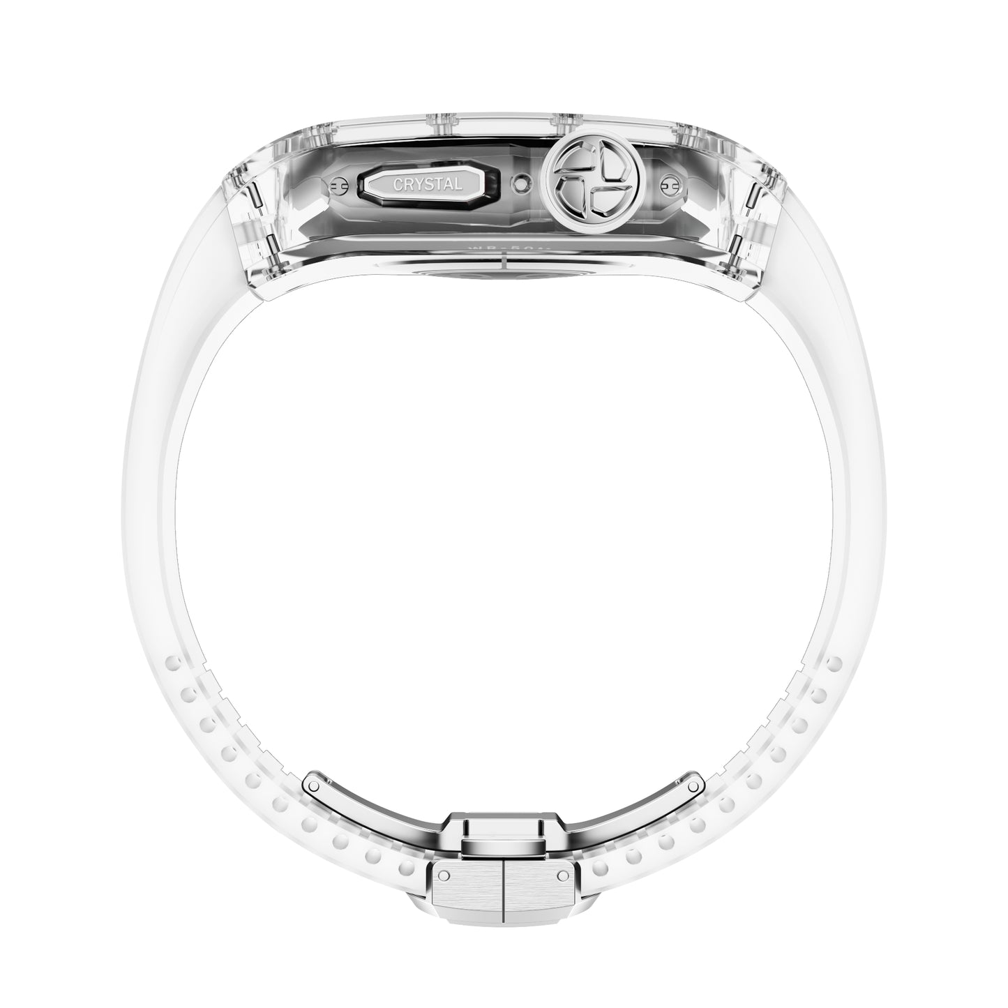 Apple Watch Case - Crystal White Silver