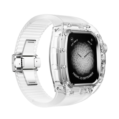 Apple Watch Case - Crystal White Silver