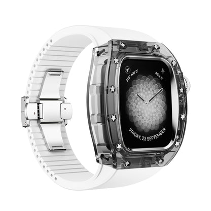 Apple Watch Case - Crystal Black Silver