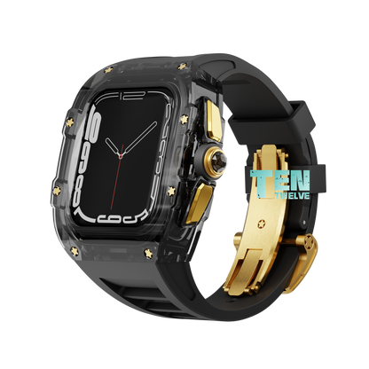 Apple Watch Case - CLEAR BLACK GOLD