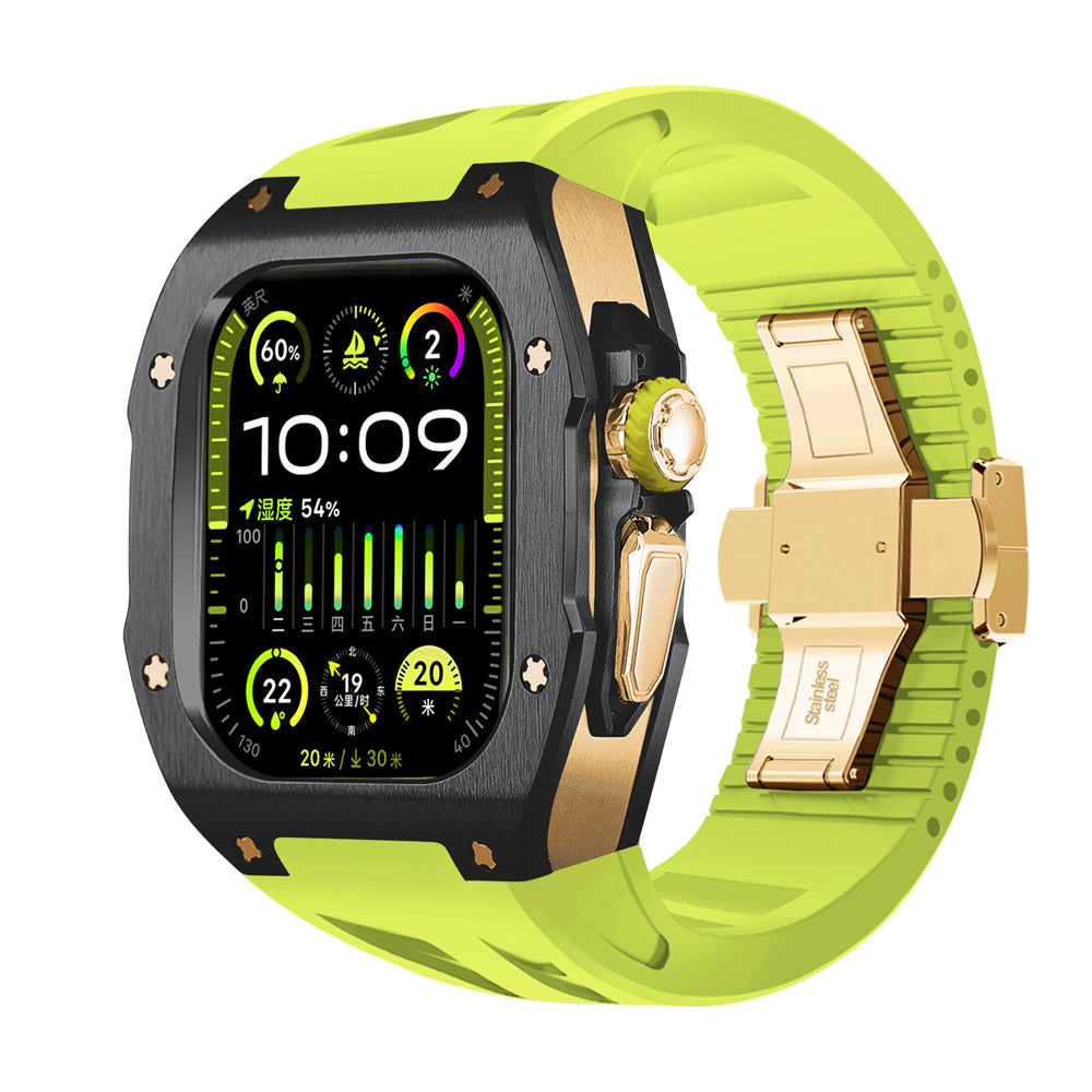 Apple Watch Ultra 49mm (U2 Case Titanium Black + Rosegold)