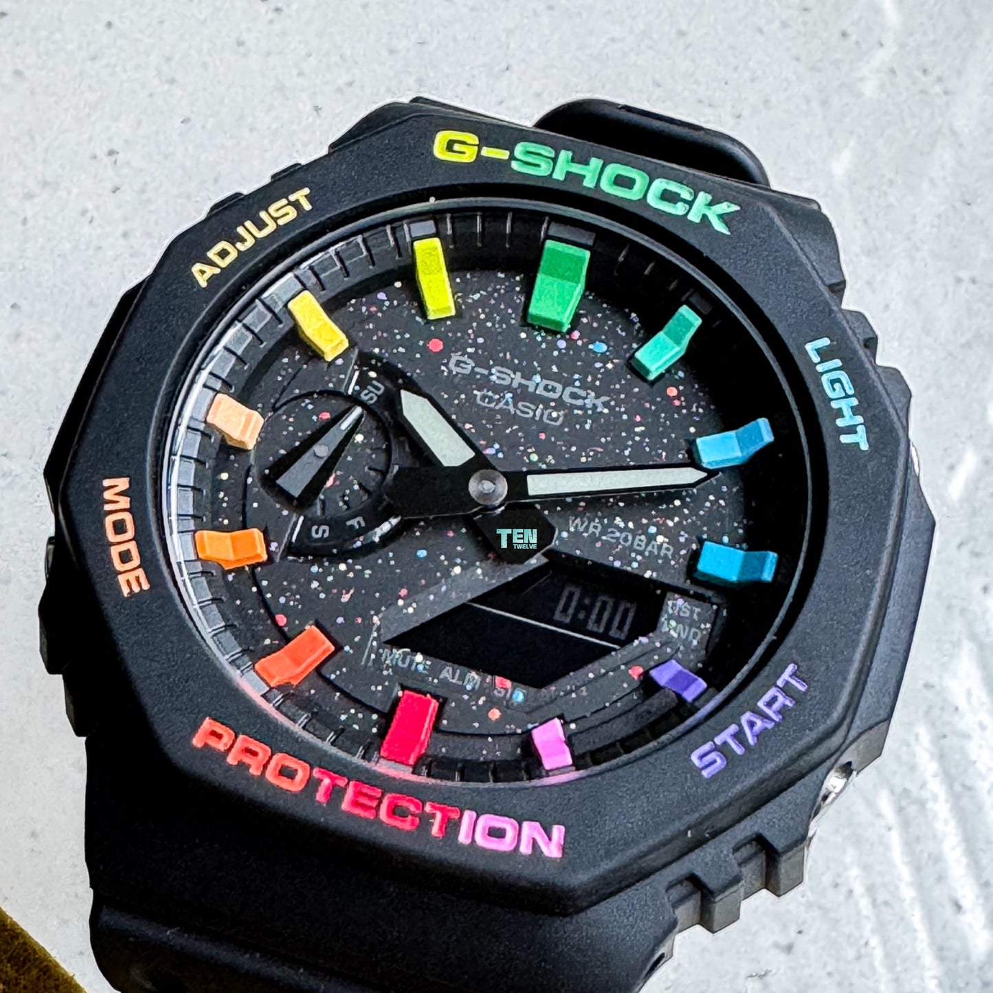 「CasiOak」 G-Shock Black Rainbow Galaxy