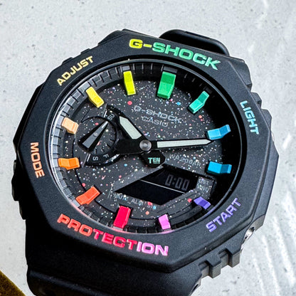 「CasiOak」 G-Shock Black Rainbow Galaxy