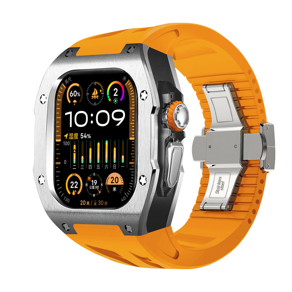 Apple Watch Ultra 49mm (U2 Case Titanium Silver + Black)