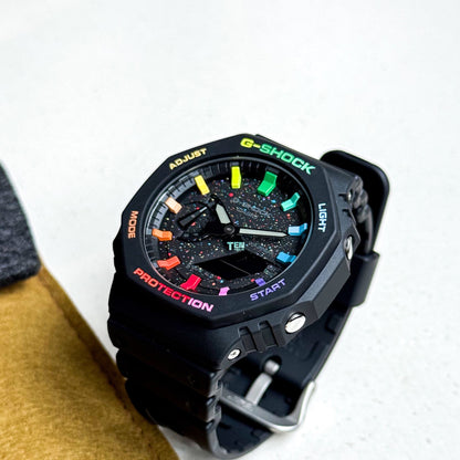 「CasiOak」 G-Shock Black Rainbow Galaxy
