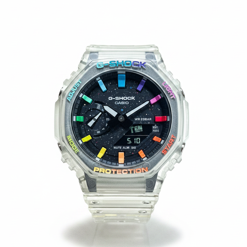 「CasiOak」 G-Shock Jellyfish Rainbow Galaxy