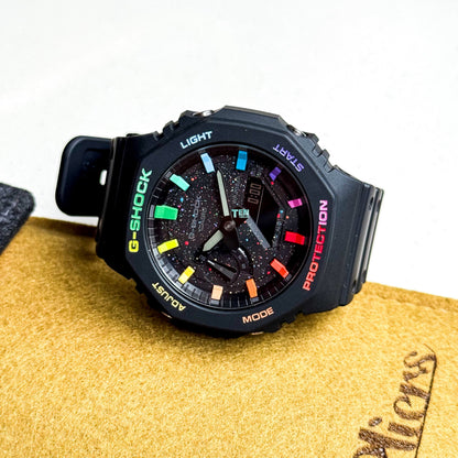 「CasiOak」 G-Shock Black Rainbow Galaxy