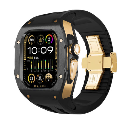 Apple Watch Ultra 49mm (U2 Case Titanium Black + Rosegold)