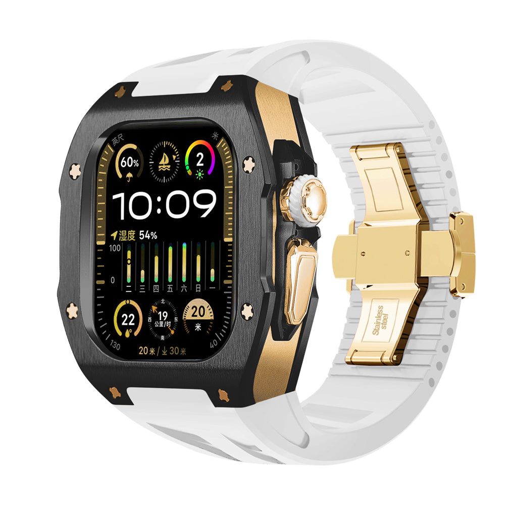 Apple Watch Ultra 49mm (U2 Case Titanium Black + Rosegold)