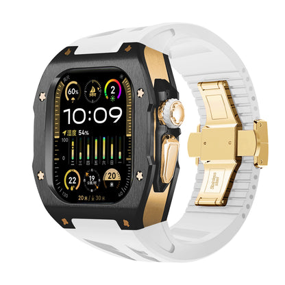 Apple Watch Ultra 49mm (U2 Case Titanium Black + Rosegold)