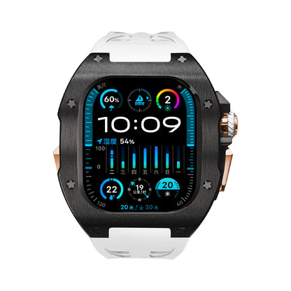 Apple Watch Ultra 49mm (U2 Case Titanium Black + Rosegold)