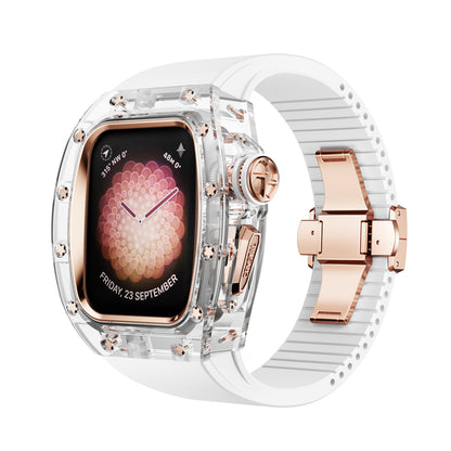 Apple Watch Case - Crystal White Rose