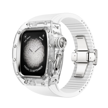 Apple Watch Case - Crystal White Silver