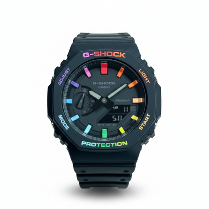 「CasiOak」 G-Shock Black Rainbow