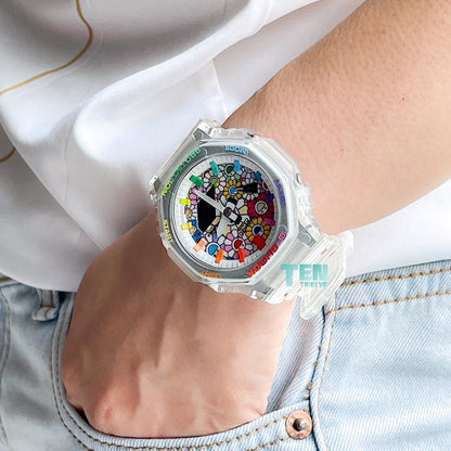 「CasiOak」 G-Shock Jellyfish Rainbow Sunflower (B)