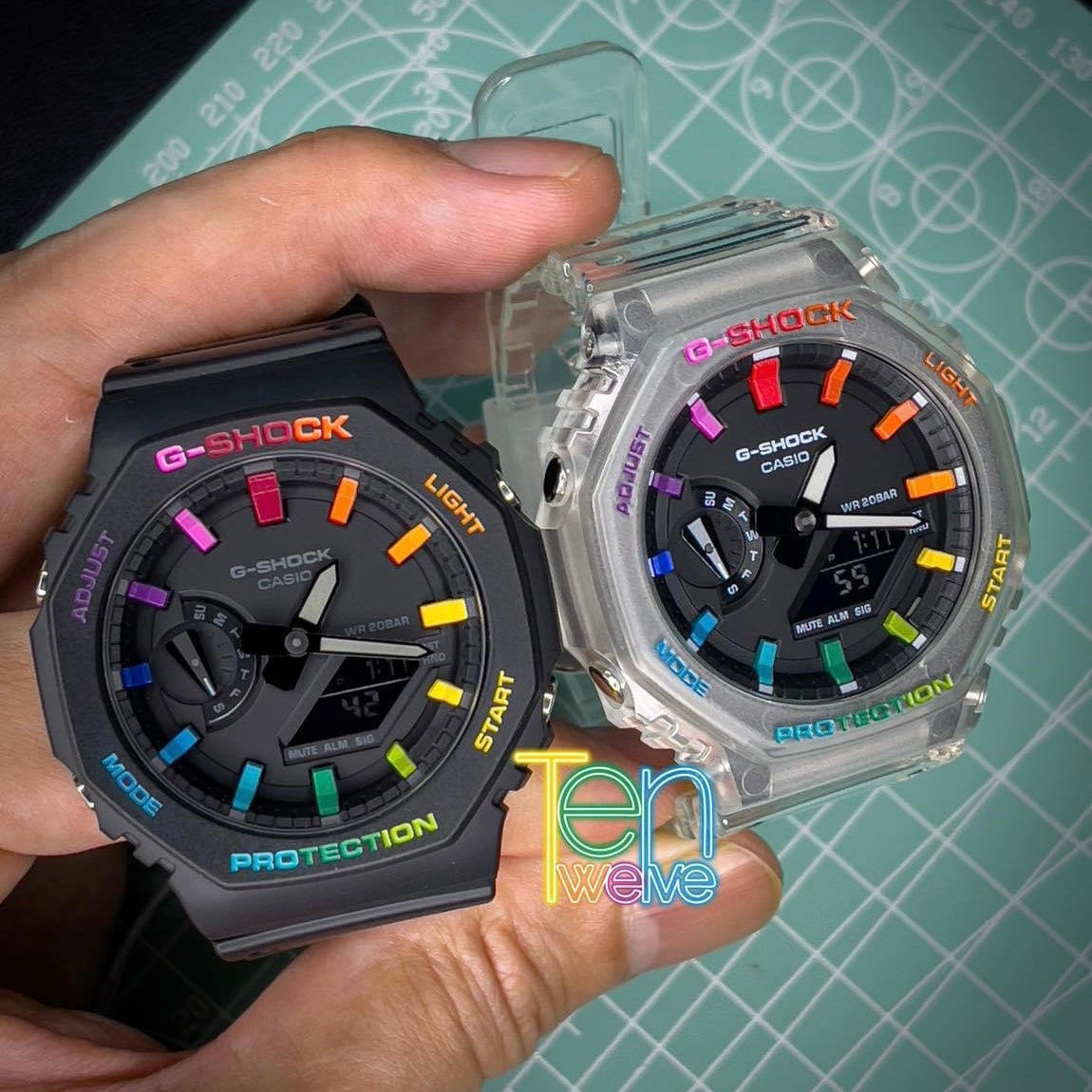 CasiOak」 G-Shock Black Rainbow – TEN TWELVE 1012