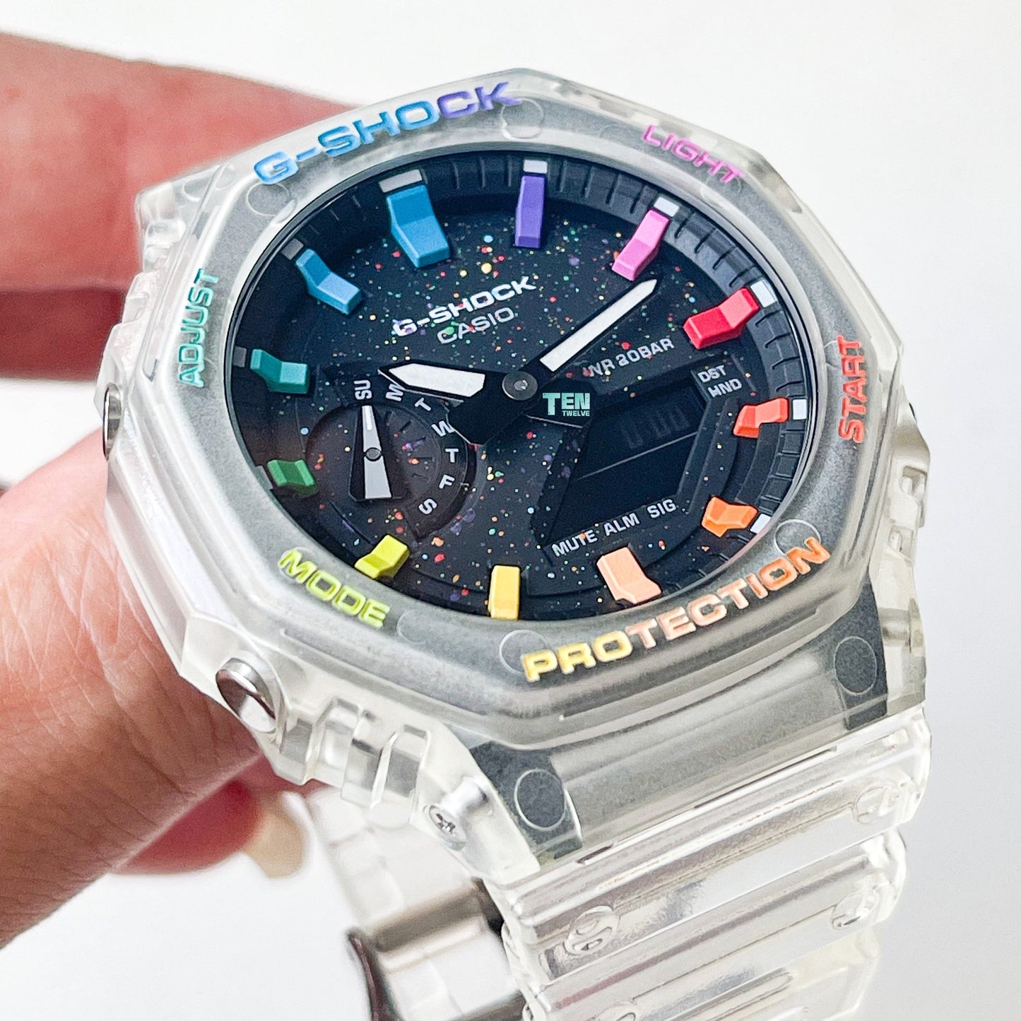 「CasiOak」 G-Shock Crystal Jellyfish Rainbow Galaxy