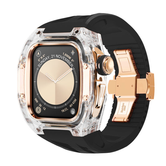Apple Watch 46mm (C2 Case Clear + Rosegold)