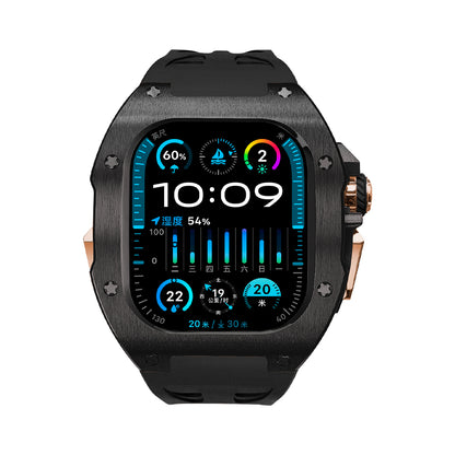 Apple Watch Ultra 49mm (U2 Case Titanium Black + Rosegold)