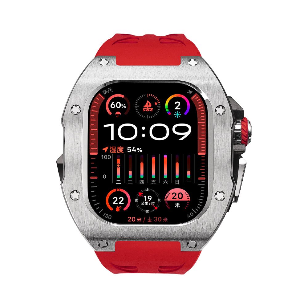 Apple Watch Ultra 49mm (U2 Case Titanium Silver + Black)