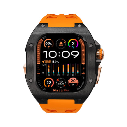 Apple Watch Ultra 49mm (U2 Case Titanium Black + Rosegold)
