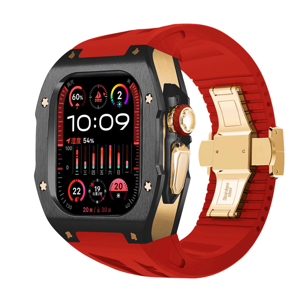 Apple Watch Ultra 49mm (U2 Case Titanium Black + Rosegold)