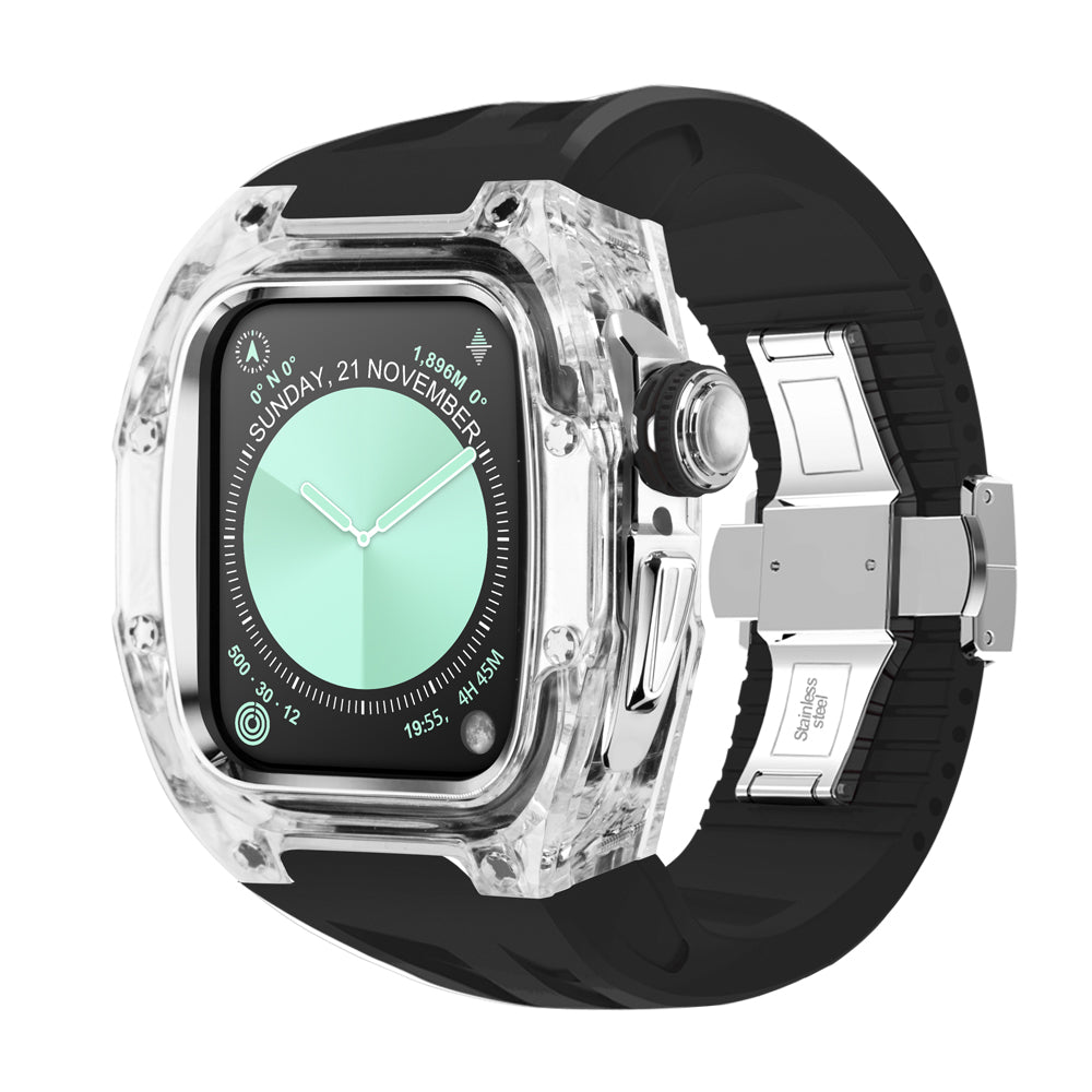 Apple Watch 46mm (C2 Case Clear + Silver)