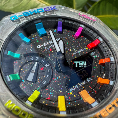 「CasiOak」 G-Shock Crystal Jellyfish Rainbow Galaxy