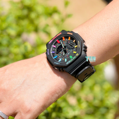 「CasiOak」 G-Shock Black Rainbow Galaxy