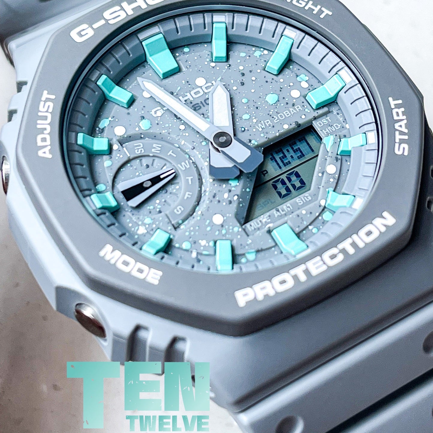 「CasiOak」 G-Shock Turquoise Blue Sky